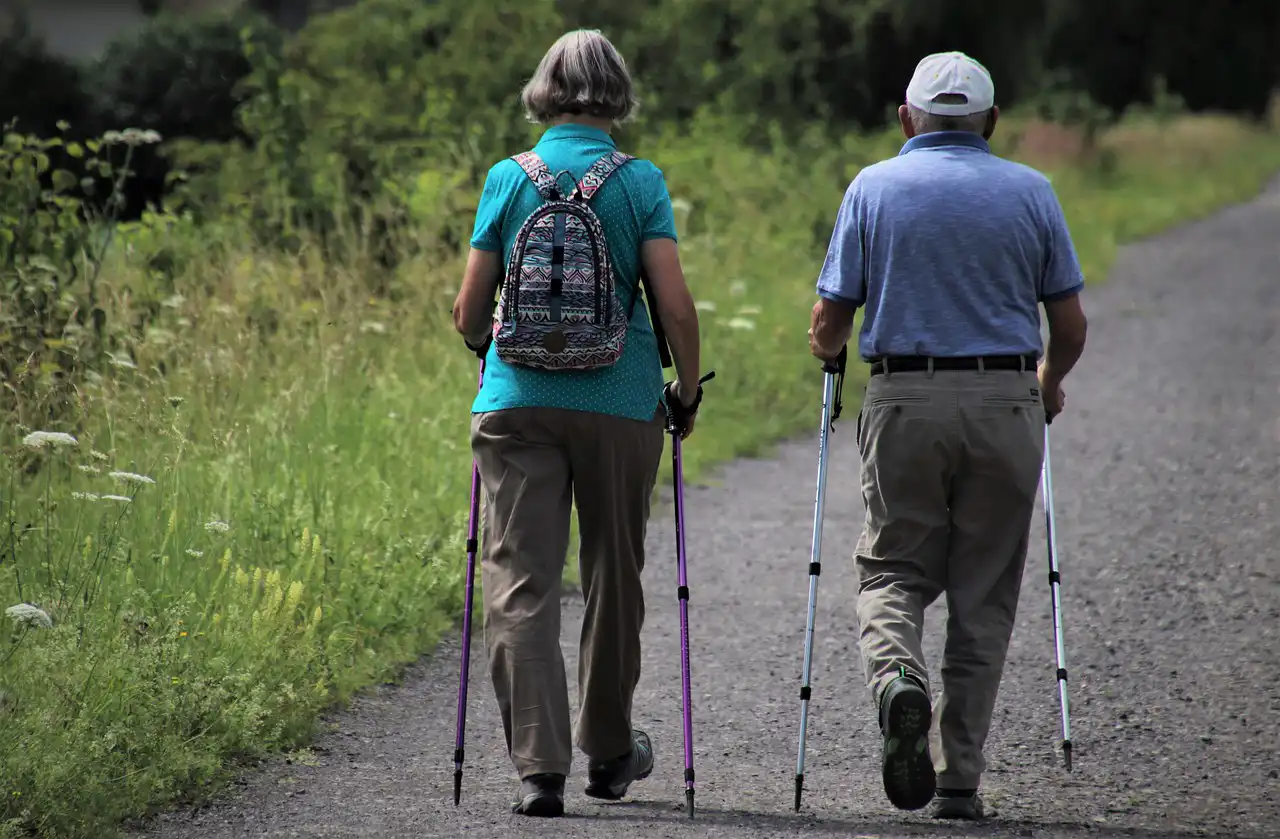 Chiropractic Huntsville AL Elder Couple Walking