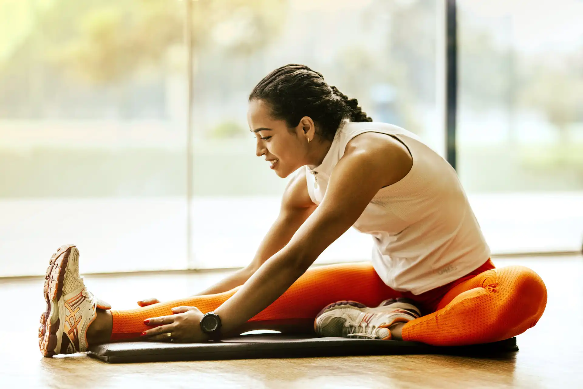 Chiropractic Huntsville AL Woman Stretching